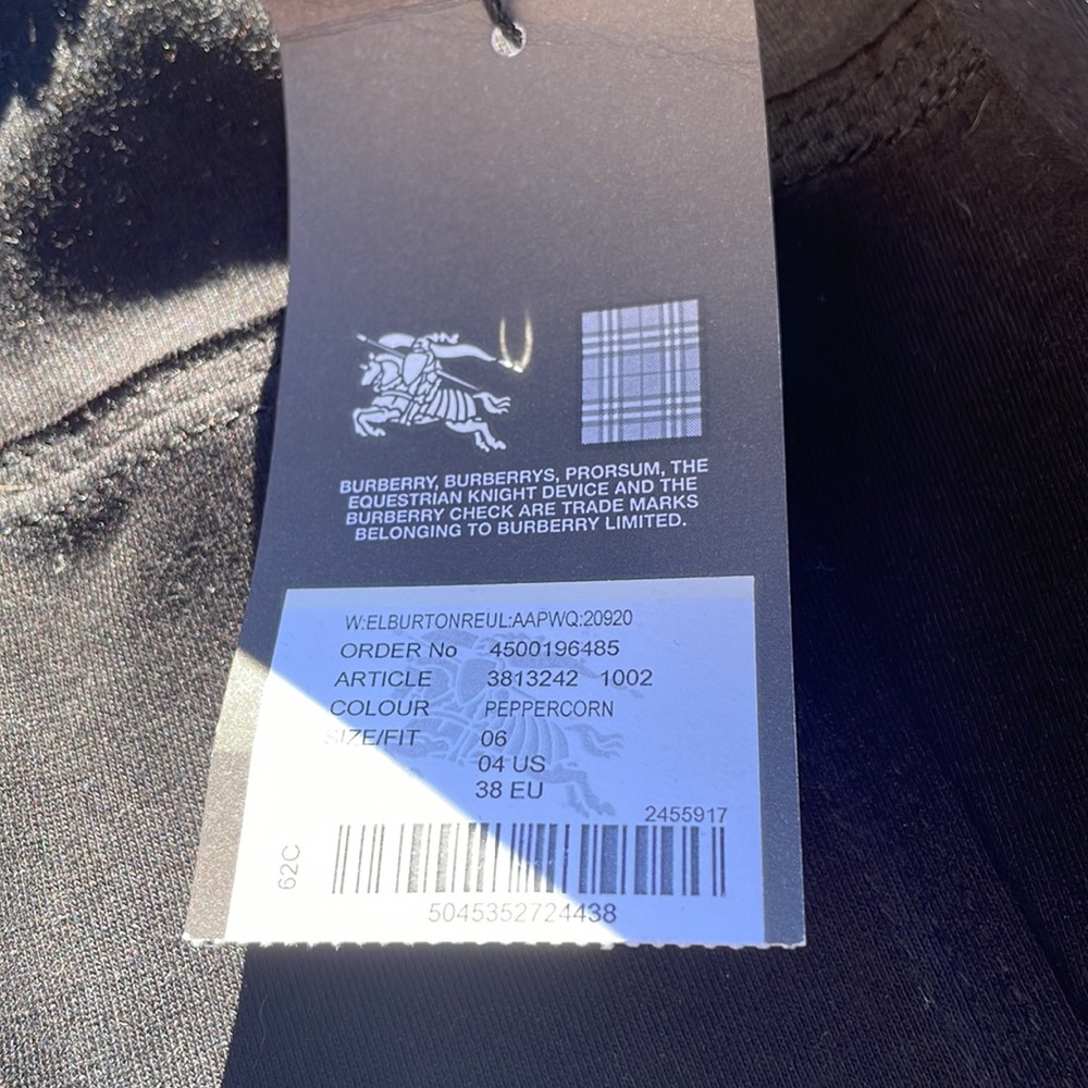 Burberry Dark Brown Leather Jacket - Picture 11 of 11